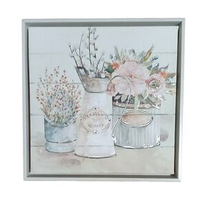 Floral Canvas Wall Hanging